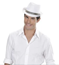 Fedora Deukhoed Panama Wit -Sprookjeskleding Verkoopwinkel 0409l c 4