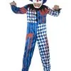 Zombie Sinistere Clown Jongen Kostuum