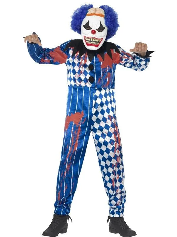 Zombie Sinistere Clown Jongen Kostuum 1 Zombie Sinistere Clown Jongen Kostuum