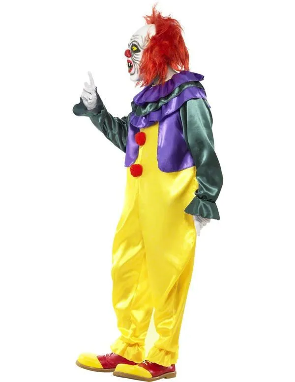 Griezelige Clown Man Kostuum 2 Griezelige Clown Man Kostuum - Afbeelding 2