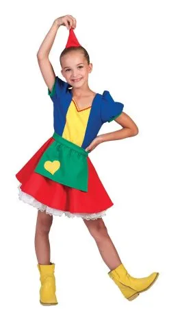 Kleurige Sprookjesboek Jurk Meisje