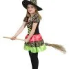 Multicolor Heks Abastia Meisje Kostuum