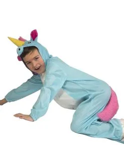 Zeldzame Blauwe Eenhoorn Kind Kostuum -Sprookjeskleding Verkoopwinkel fun 2018 409394 4 12