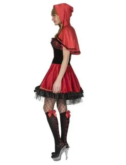 Onschuldig Roodkapje Op Weg Naar Grootmoeder Vrouw Kostuum -Sprookjeskleding Verkoopwinkel fun 2018 509087 3 9