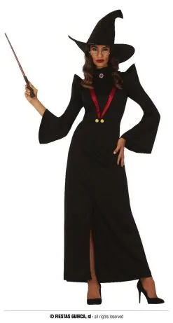 Tovenaar Professor Van De Magieschool Vrouw Kostuum