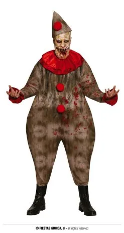 Clown Zonder Grappen Man Kostuum