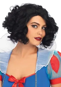 Bob Pruik Met Krullen Zwart