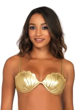 Zeemeermin Schelpen Bikini Goud