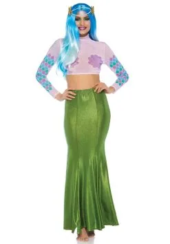 Glimmende Spandex Zeemeermin Rok Groene Alg Vrouw 5 Glimmende Spandex Zeemeermin Rok Groene Alg Vrouw -Sprookjeskleding Verkoopwinkel leg 2018 86771 126 3 18