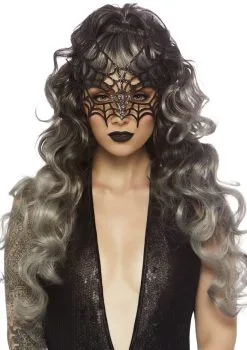 Verstelbare Grijze Pruik Lange Krullen En Topstaart -Sprookjeskleding Verkoopwinkel leg 2019 a2856 025 3 13