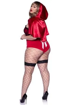 Rood Sexy Kapje Plus Size Vrouw Kostuum -Sprookjeskleding Verkoopwinkel leg 2022 86975x 012 4 5