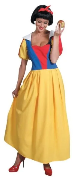 Klassiek Sprookje Sneeuwwitje Vrouw Kostuum