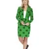 Iers St. Patricks Girl Opposuit Vrouw Kostuum