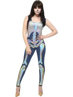 Dead Can Dance Skelet Vrouw Kostuum