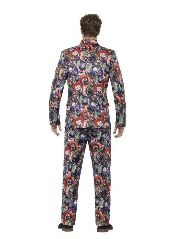 Creepy Clown Horror Halloween Man Kostuum 3 Creepy Clown Horror Halloween Man Kostuum - Afbeelding 3
