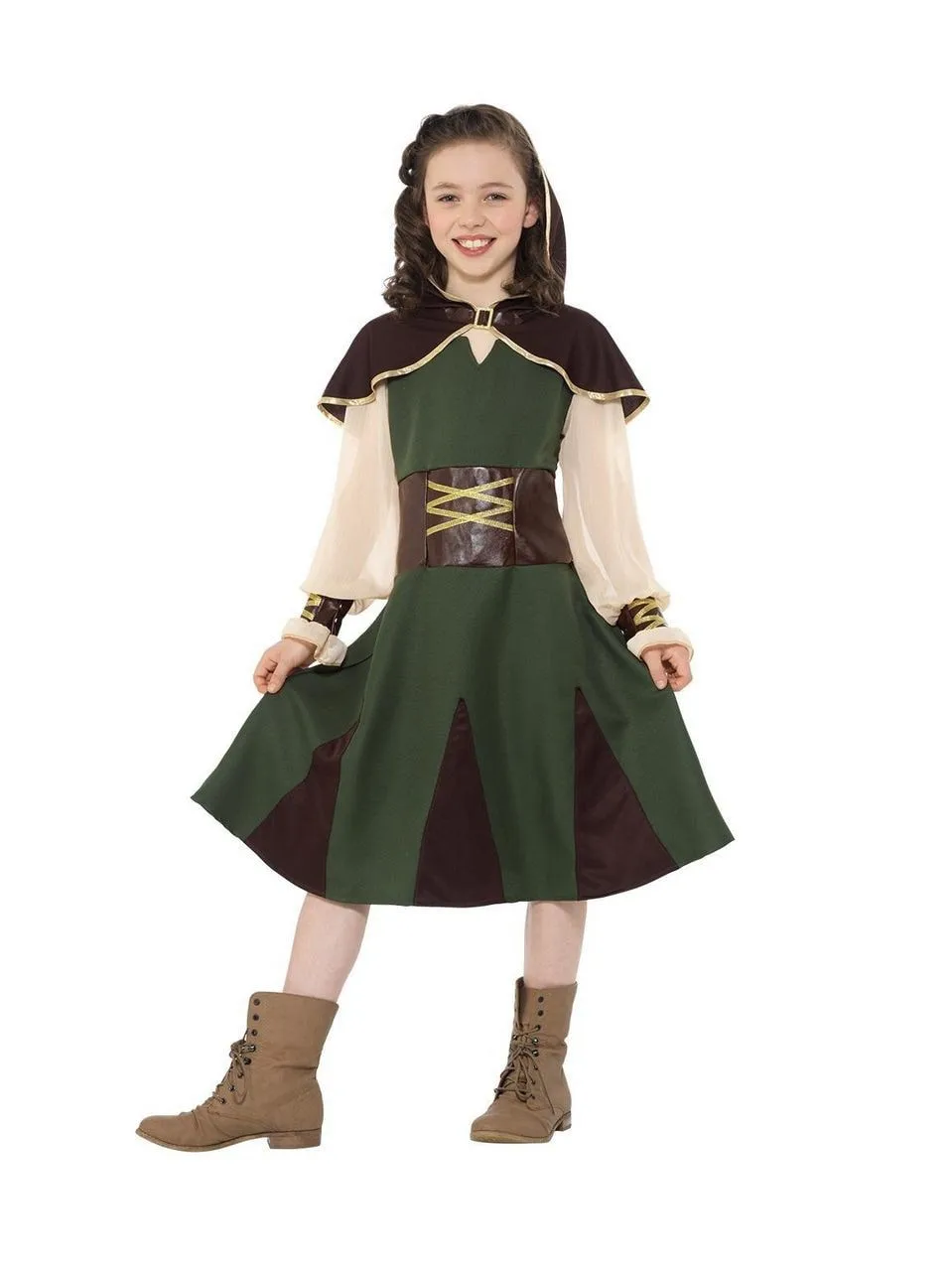 Nachtmerrie Van De Sheriff Robin Hood Meisje Kostuum 1 Nachtmerrie Van De Sheriff Robin Hood Meisje Kostuum