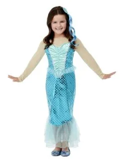 Aqua Zeemeermin Meisje Kostuum