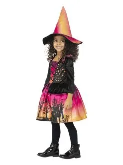 Klaar Voor De Nacht Heks Sunset Meisje Kostuum 7 Klaar Voor De Nacht Heks Sunset Meisje Kostuum -Sprookjeskleding Verkoopwinkel smf 2022 56404 4 5