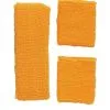 Atletische 80s Zweetband Set Neon Oranje