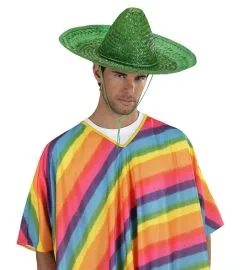 Sombrero 48cm, Groen -Sprookjeskleding Verkoopwinkel wdm1014 1426e c 1