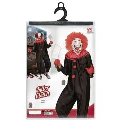 Zwart Rood Horror Killer Clown Man Kostuum -Sprookjeskleding Verkoopwinkel wdm1014 1621 c 9