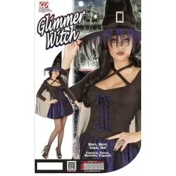 Witchita Glimmende Heks Paars Vrouw Kostuum -Sprookjeskleding Verkoopwinkel wdm1014 2361 c 9
