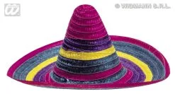 Sombrero Meerkleurig, 50cm
