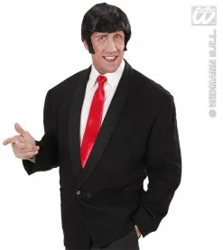 Satijnen Stropdas Rood -Sprookjeskleding Verkoopwinkel wdm1014 2959r d 1