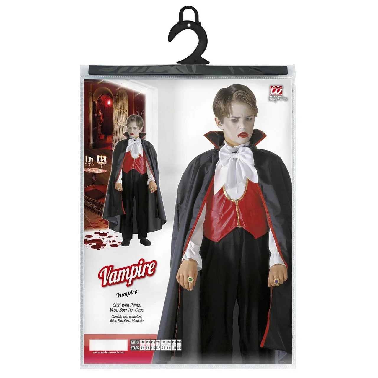 Kleine Dracula Little Count Kostuum Jongen 2 Kleine Dracula Little Count Kostuum Jongen - Afbeelding 2