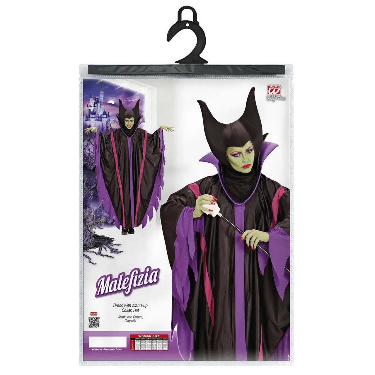 Koningin Van De Nacht Malefizia Kostuum Vrouw 2 Koningin Van De Nacht Malefizia Kostuum Vrouw - Afbeelding 2