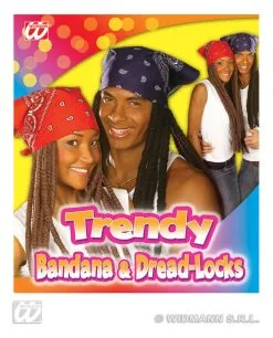 Bandana Met Dreadlocks -Sprookjeskleding Verkoopwinkel wdm1014 8464b g 2