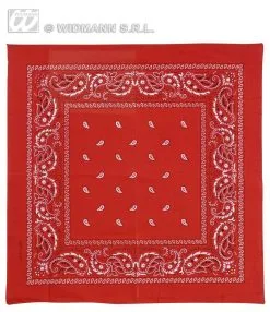 Bandana Rood -Sprookjeskleding Verkoopwinkel wdm1014 8503r c 3