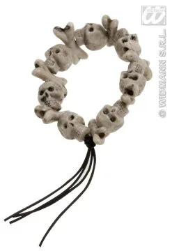 Armband Met Schedels En Gekruiste Botten -Sprookjeskleding Verkoopwinkel wdm1014 8596t d 1