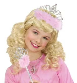 Prinsessen Tiara Met Rose Marabou -Sprookjeskleding Verkoopwinkel wdm1014 88661 c 1