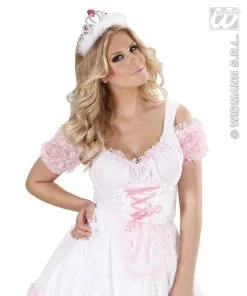 Tiara Wit Met Hartje -Sprookjeskleding Verkoopwinkel wdm1014 8868w c 3