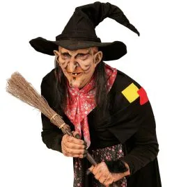 Horror James Masker Heks / Butler Met Haar -Sprookjeskleding Verkoopwinkel wdm1516 00409 d 1