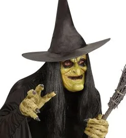 Traditioneel Kindemasker Heks Foam