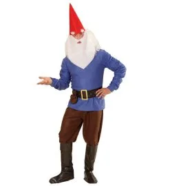 Tuin Kabouter Blauw Man Kostuum -Sprookjeskleding Verkoopwinkel wdm1516 0134 c 10