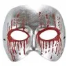 Masker Psychopaat Zilver Met Bloedende Ogen Bloody Pierot