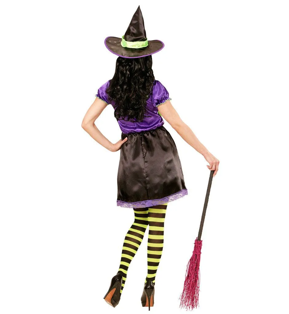 Funky Heks Vrouw Kostuum 3 Funky Heks Vrouw Kostuum - Afbeelding 3