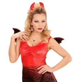 Halloween Accessoire Ketting Duivels Hart -Sprookjeskleding Verkoopwinkel wdm1617 46756 c 1