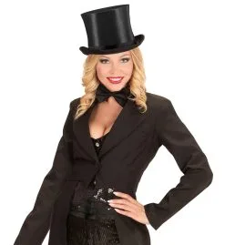 Chique Hoge Hoed Satijn -Sprookjeskleding Verkoopwinkel wdm1617 75717 c 2