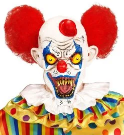 Masker Killer Clown Stefan Met Haar En Hoedje