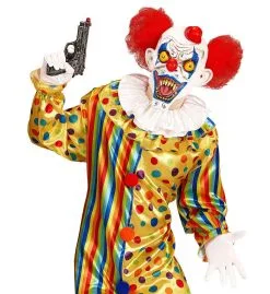 Masker Killer Clown Stefan Met Haar En Hoedje -Sprookjeskleding Verkoopwinkel wdm 2017 05402 3