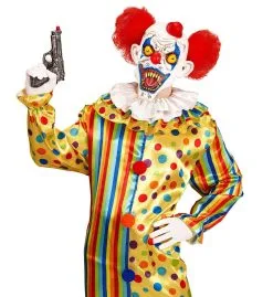 Masker Killer Clown Stefan Met Haar En Hoedje -Sprookjeskleding Verkoopwinkel wdm 2017 05402 4