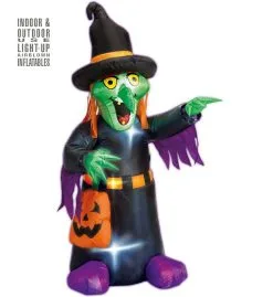 Opblaasbare Heks Heisa 122 Centimeter