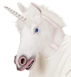 Cartoony Masker, Eenhoorn Met Haar