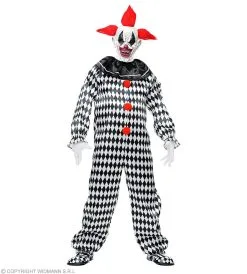 Afgrijselijke Scary Clown Masker Met Vreemd Kapsel -Sprookjeskleding Verkoopwinkel wdm 2018 03296 5 9