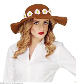 Bruine Hippie Hoed Brede Rand -Sprookjeskleding Verkoopwinkel wdm 2018 68581 5 1