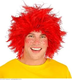 Grote Rode Bos Kabouter Pruik -Sprookjeskleding Verkoopwinkel wdm 2021 01993 4